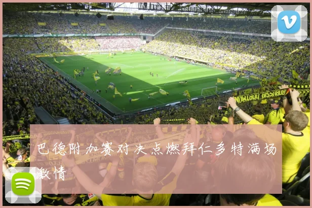 巴德附加赛对决点燃拜仁多特满场激情